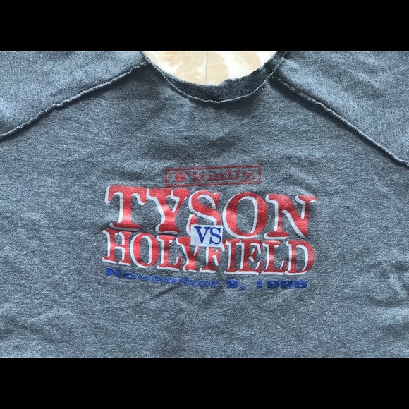 Shirts Vintage Gym Cutoff 199s Tyson V Holyfield Poshmark